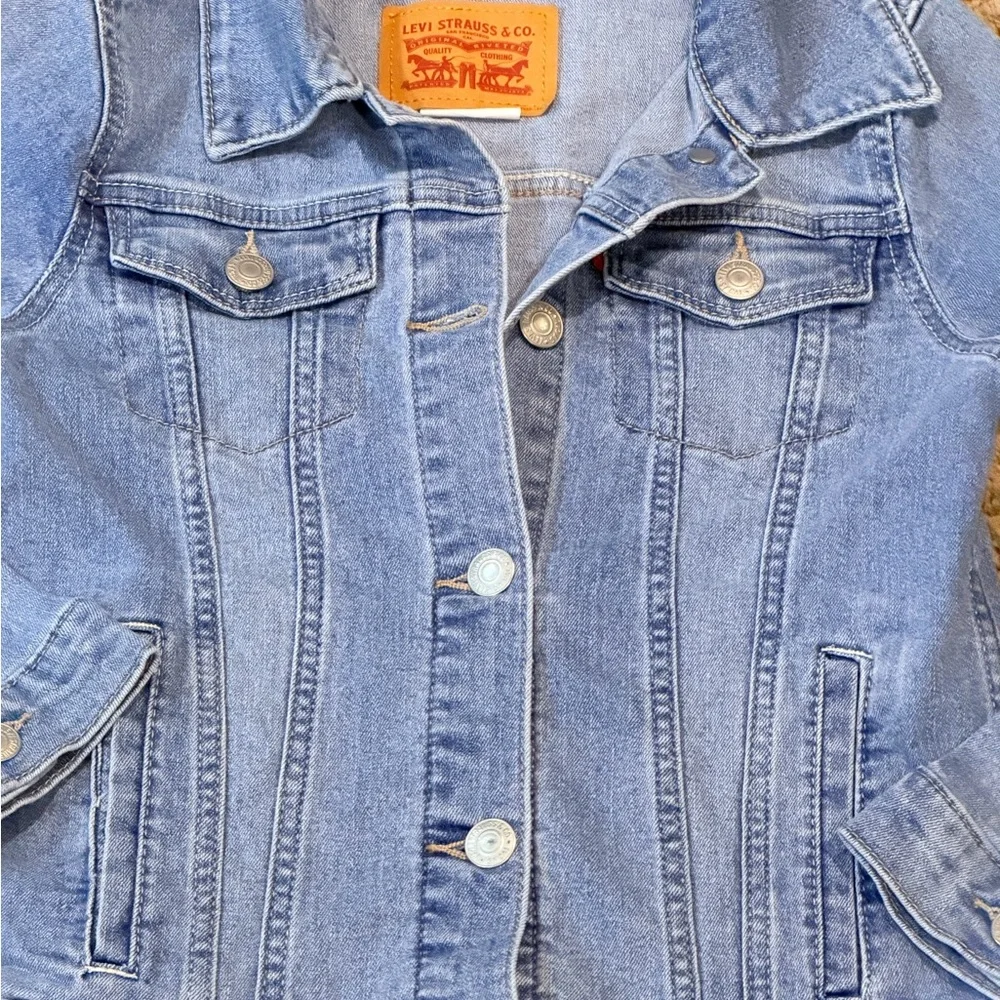 Levi’s Denim Jacket Youth Size L (10/12) Classic Jean Jacket